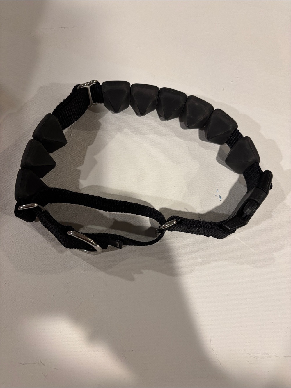 PetSafe Soft Point Black Pyramid Training Collar for large dog/d ring